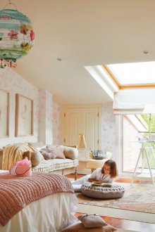 Γαλλικό σαλόνι παιδικό δωμάτιο