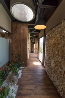 Χώρος εσωτερικού διαδρόμου στυλ