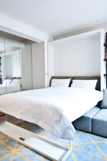 Καθιστικό με μετατρέψιμο κρεβάτι