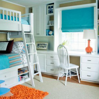 Παιδικό δωμάτιο στο Χρουστσόφ με ένα κουκέτα