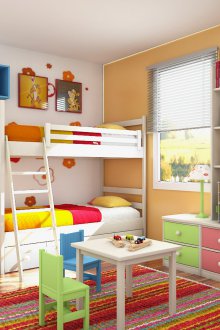 Παιδικό δωμάτιο στο Χρουστσόφ με έπιπλα