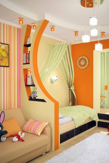 Παιδικό δωμάτιο στο πορτοκαλί Χρουστσόφ