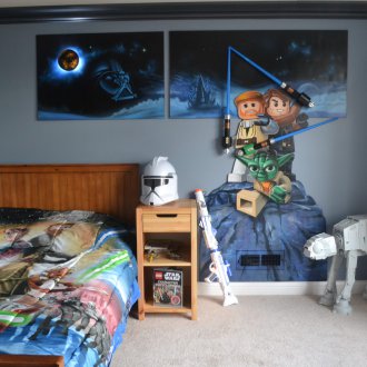 Παιδικό δωμάτιο στο Χρουστσόφ στο ύφος των πολέμων αστέρων