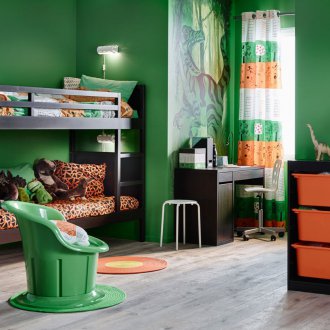 Παιδικό δωμάτιο στο Khrushchev wenge