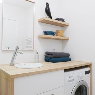 Ξύλινο καναπέ-καρέκλα στυλ σοφίτας