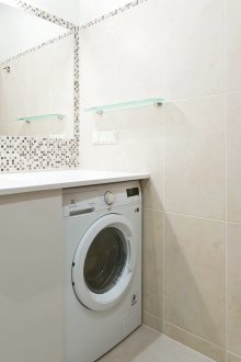 Εργονομική θέση του πλυντηρίου στο μπάνιο