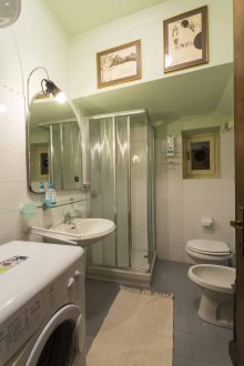 Πλυντήριο στο συνδυασμένο μπάνιο