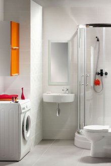 Βολική τοποθέτηση του πλυντηρίου στο μπάνιο