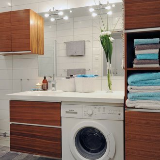 Ενσωματωμένο πλυντήριο στο μπάνιο