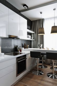 Ontwerp van een kleine keuken 4 m²