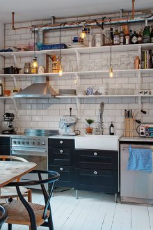 Σχεδιασμός μιας μικρής ανοιχτής κουζίνας