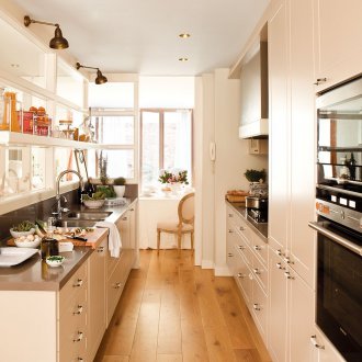 Σχεδιασμός μικρής κουζίνας με διαμέρισμα