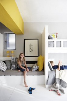 Παιδικό δωμάτιο για τρεις με διαμέρισμα