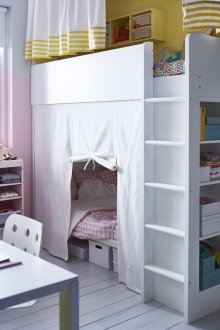 Παιδικό δωμάτιο για τρεις χωρισμένες