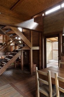 Απλό εσωτερικό εξοχικό σπίτι