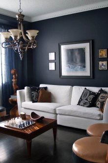 Feng Shui μαύρο σαλόνι