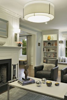 Lichte woonkamer door feng shui