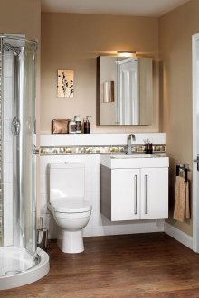 Μικρό αρτ νουβό μπάνιο