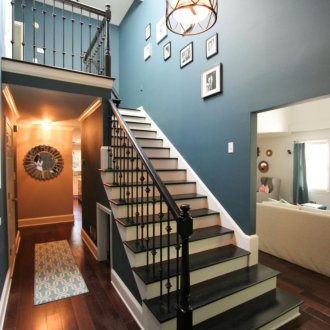 Σχεδιασμός διαδρόμου με ευθεία σκάλα