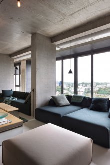 Προϋπολογισμός επισκευές σε διαμέρισμα στούντιο σε βιομηχανικό στυλ