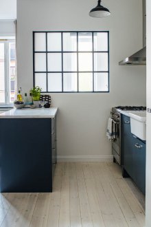 Προσαρμογές προϋπολογισμού σε διαμέρισμα στούντιο με χωρίσματα