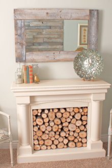 Ξύλινο κάτοπτρο διακοσμητικό πλαίσιο