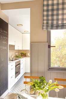 Κουζίνα 9 τ.μ. σε ρουστίκ στιλ