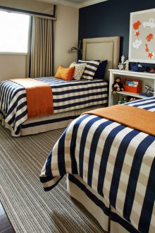 Σχεδιασμός ενός καλαθιού παιδικού δωματίου για δύο αγόρια