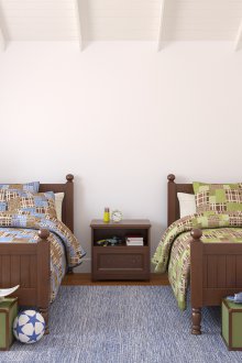 Σχεδιασμός παιδικού σταθμού για δύο αγόρια στη σοφίτα