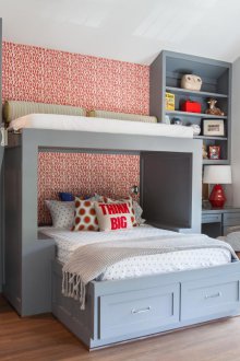 Σχεδιασμός παιδικού σταθμού για δύο αγόρια με ταπετσαρία