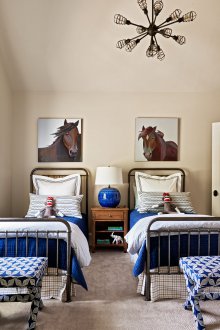 Σχέδιο νηπιαγωγείου για δύο αγόρια μπλε