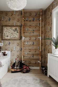 Καφέ σχεδιασμό ταπετσαρίας