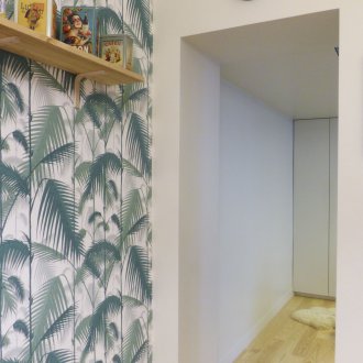 Σχεδιασμός ταπετσαρίας με φύλλα.