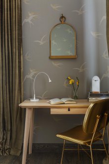 Σχεδίαση ταπετσαρίας με πουλιά