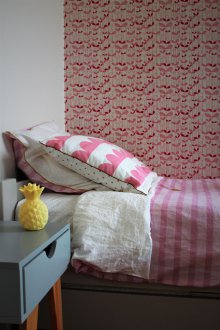 Ταπετσαρία σχεδιασμός ροζ