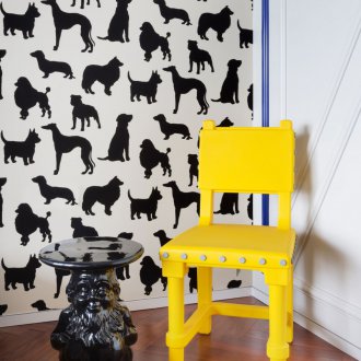 Σχέδιο ταπετσαρίας σκυλιών