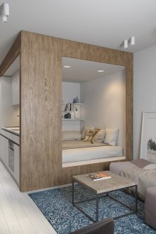 Κουτί σε odnushka με δύο παιδιά