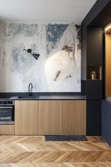 Σχεδιασμός σοφίτα odnushki με δύο παιδιά