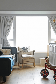 Σχέδιο odnushki με το μωρό