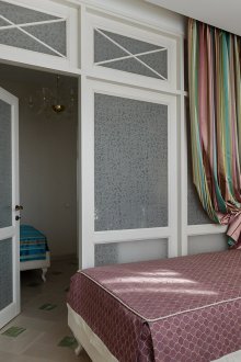 Σχέδιο odnushki με ένα νηπιαγωγείο στο στυλ του provence