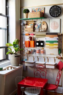 Σχεδιασμός διαμερίσματος στούντιο με παιδική γωνία