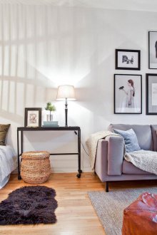 Υπνοδωμάτιο σαλόνι σε ένα διαμέρισμα στούντιο