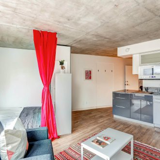 Υπνοδωμάτιο σε διαμέρισμα στούντιο