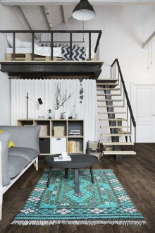 Υπνοδωμάτιο σε πατάρι διαμέρισμα στούντιο