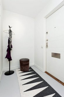 Διακόσμηση λευκού διαδρόμου για γάτα και σκύλο