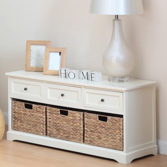 Διακόσμηση του διαδρόμου με συρταριέρα