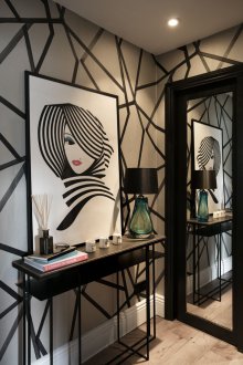 Διακόσμηση του διαδρόμου με ταπετσαρία