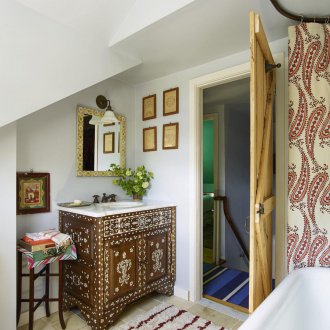 Εθνοτικά στυλ μικρές ιδέες σχεδίασης μπάνιου