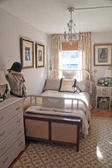 Μικρό υπνοδωμάτιο σε στιλ Προβηγκίας