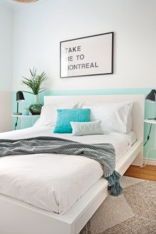 Μικρή ρετρό υπνοδωμάτιο